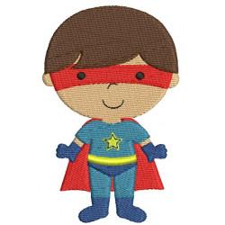 Stickdatei - Kleiner Superheld 1